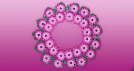 Lilac 3D Cartoon Render Background