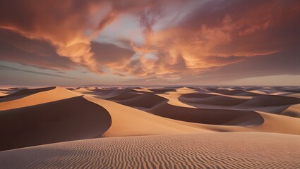 Naklejka premium sand dunes in the desert