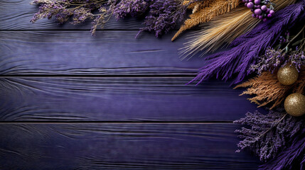 Abstract floral composition on a dark background