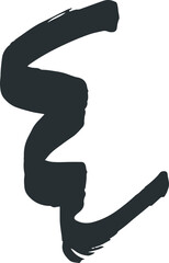 Abstract Spiral Line Graphic Design