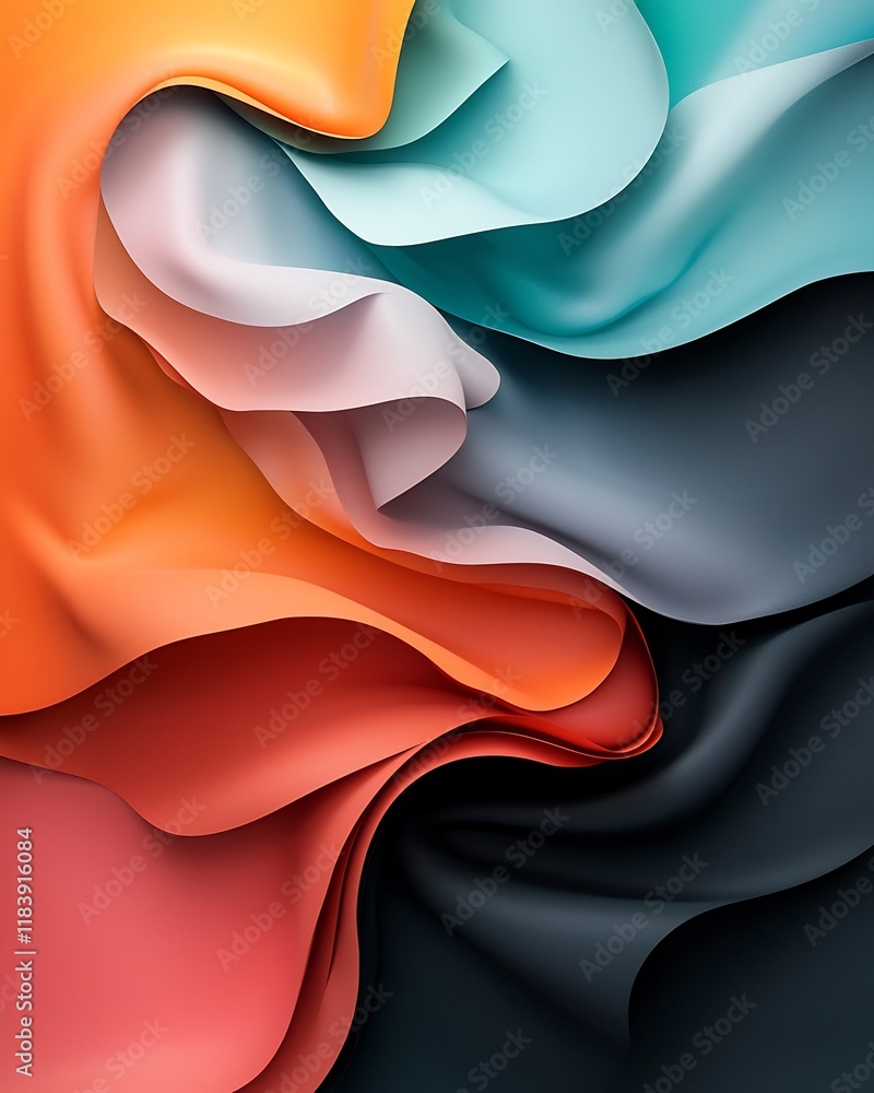 Poster spellbinding iridescent holographic foil gradient showcasing a mesmerizing display of chromatic shif