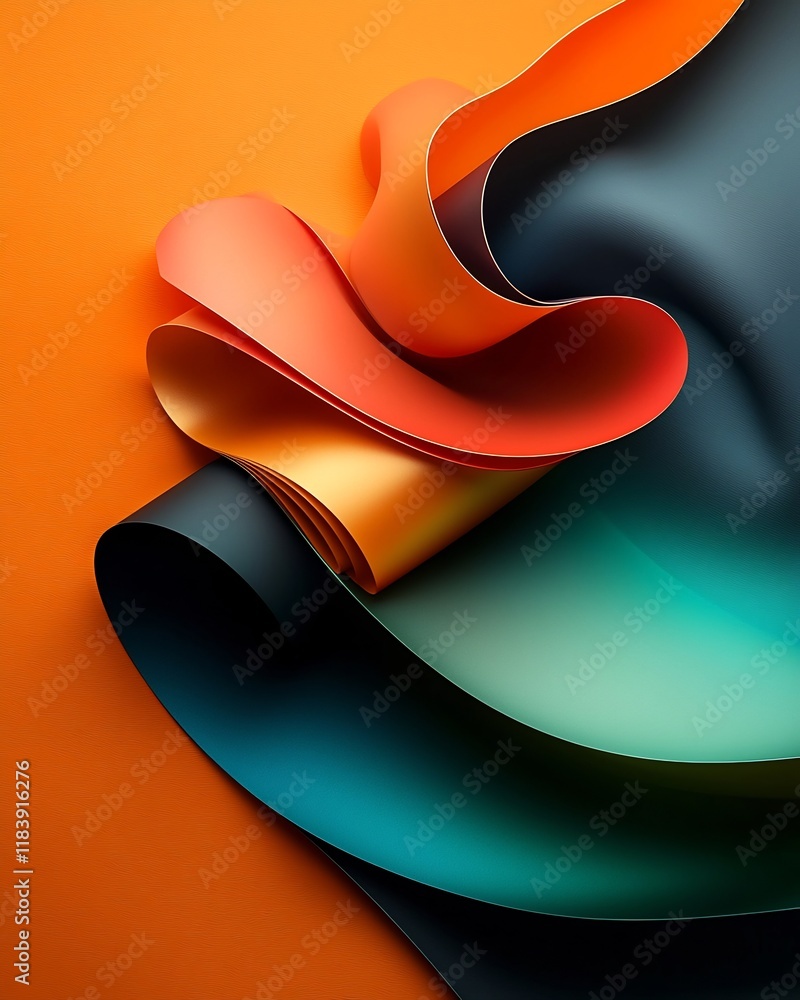 Poster captivating holographic gradient displays mesmerizing optical effects and chromatic shifts spellbind