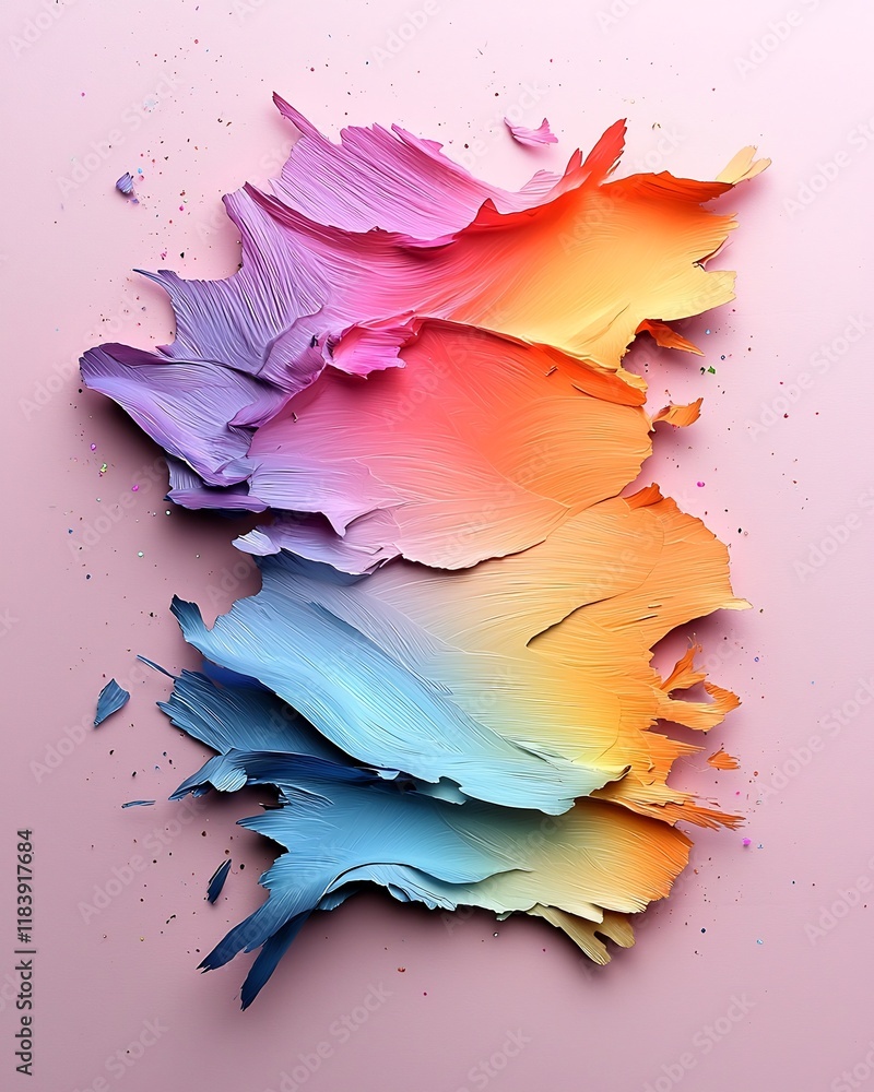 Aufkleber captivating holographic foil canvas brimming with a dazzling array of iridescent tones and shifting 