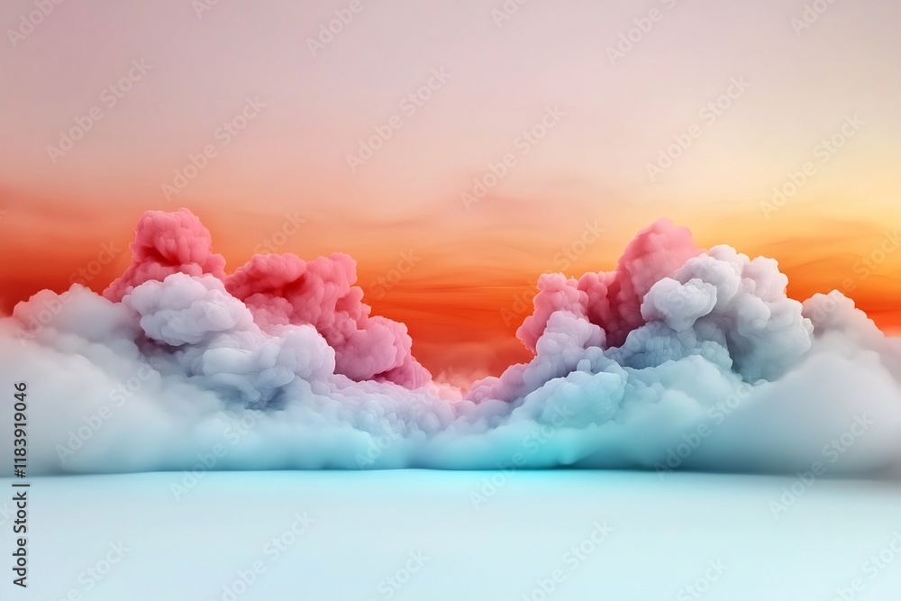 Poster radiant holographic texture showcasing a spectrum of iridescent rainbow hues with a luminescent and 