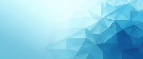 Obraz premium Abstract blue geometric background. Perfect for modern designs and presentations. Shades of light and dark blue create depth and texture.