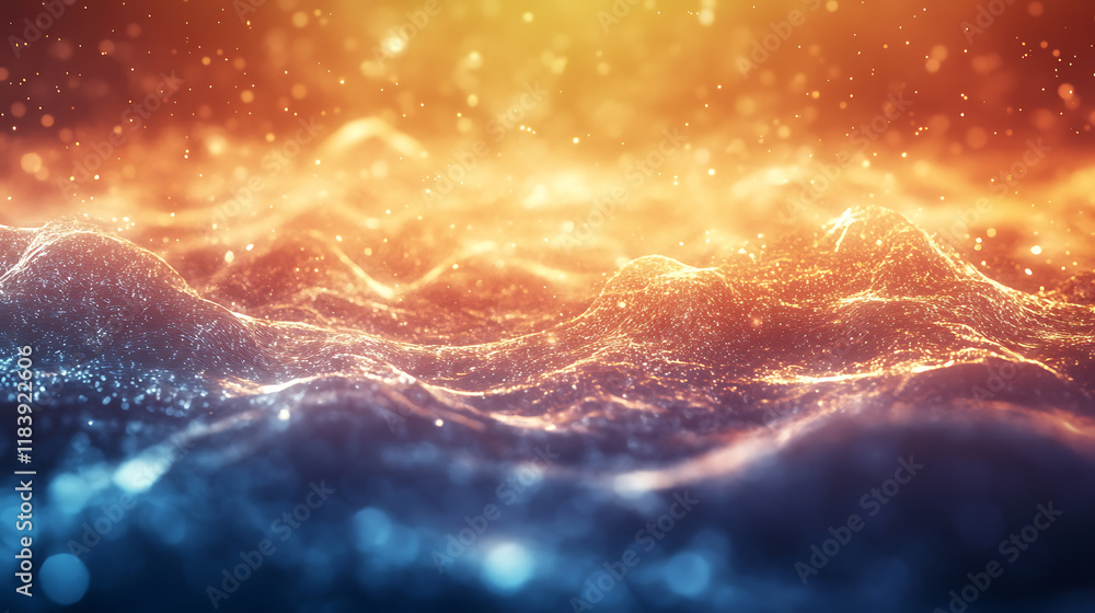 Poster The duality of light as wave and particle background