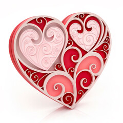 heart with ornament