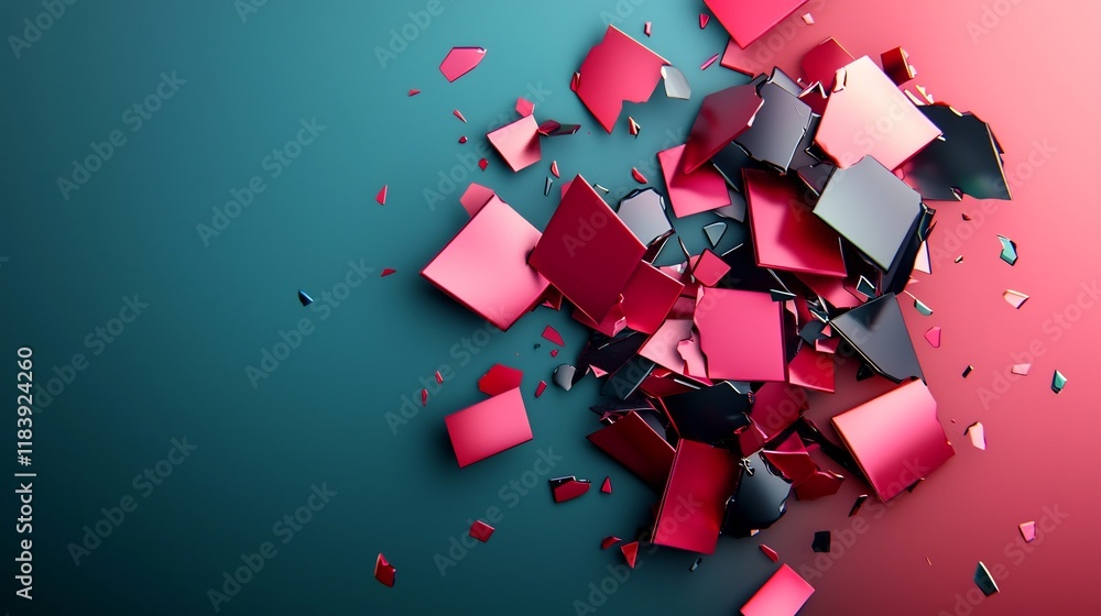 Poster striking holographic foil background with iridescent shimmering finish prismatic refractions of ligh