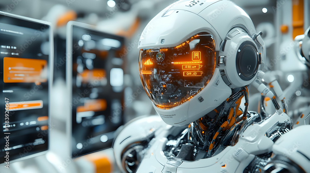 Poster robot monitoring systems in factory
