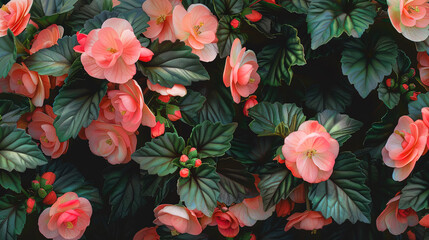 Flower blossom pattern wallpaper