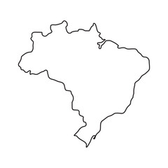 Brazil Map Icon