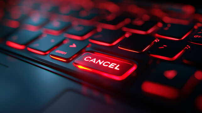 keyboard with red button