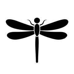 Dragonfly Silhouette Vector for Creative Projects