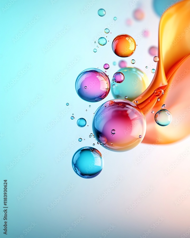 Aufkleber enchanting holographic gradient with a dazzling iridescent rainbow foil backdrop ethereal prismatic 