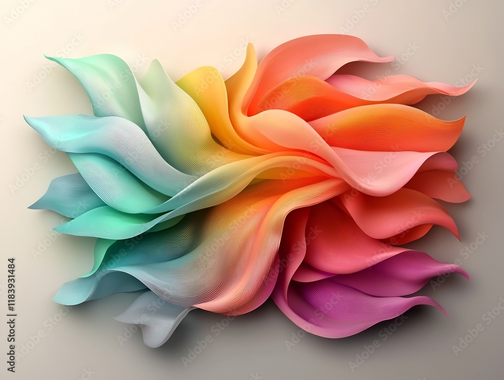 Poster shimmering holographic foil with swirling iridescent rainbow hues kaleidoscopic color shifting textu