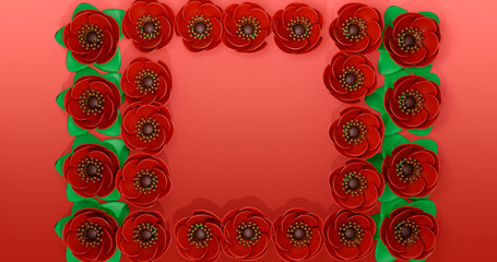 Poppy 3D Cartoon Render Background