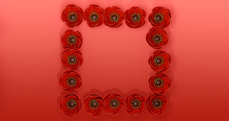 Poppy 3D Cartoon Render Background