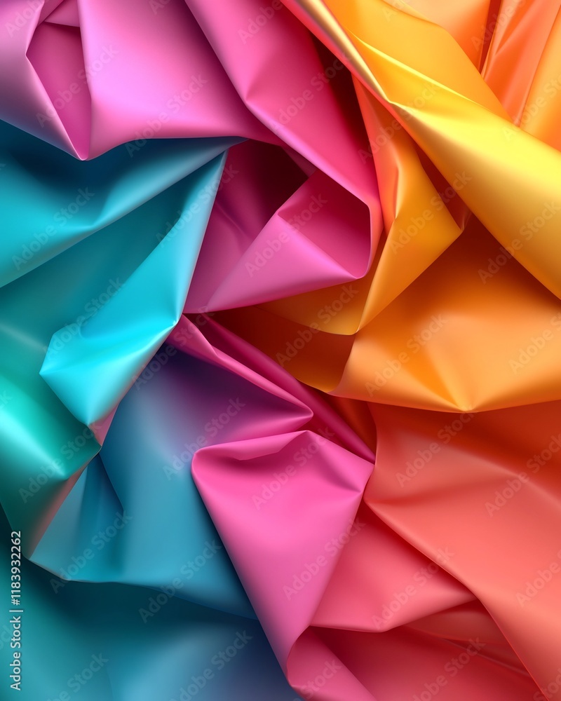 Poster mesmerizing holographic foil texture with captivating rainbow hues and undulating iridescent pattern