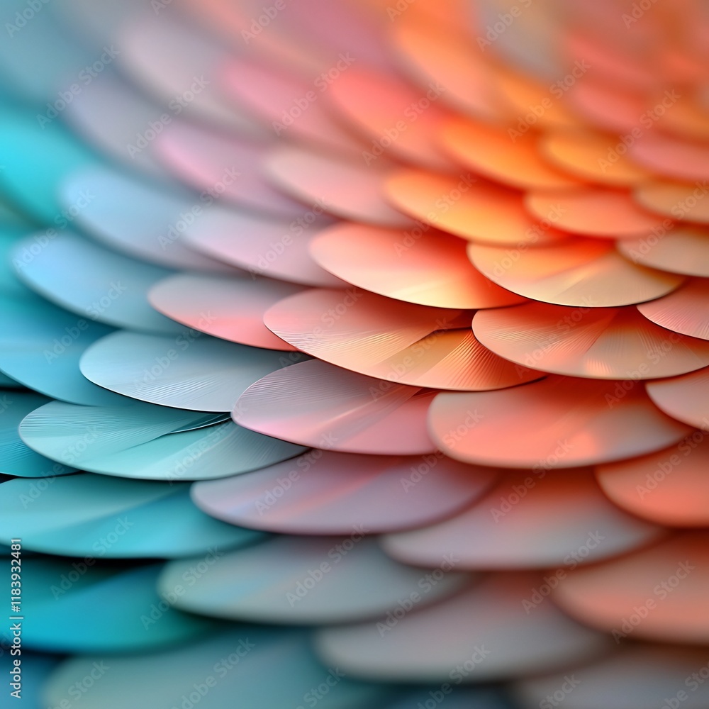 Poster captivating holographic foil gradient with a luminous kaleidoscopic texture and ethereal color shift
