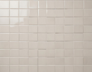 A polished ceramic tile background with grout lines.