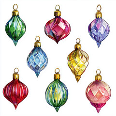 Magical crystal gem jewel drawing set, dungeons and dragons, dnd