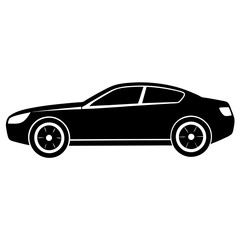 Black Sedan Car Vector Art for Designers and Creators