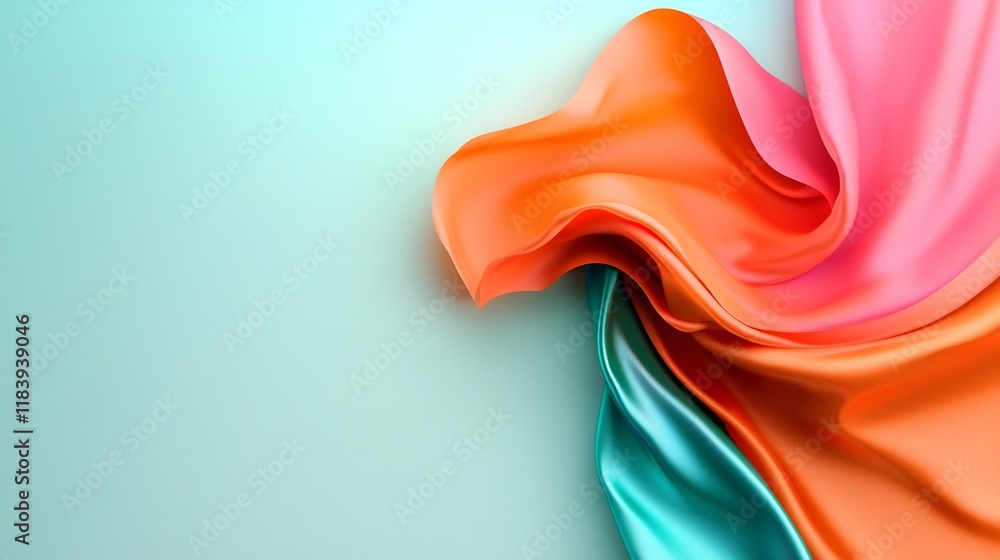 Poster enchanting holographic gradient with a shimmering iridescent foil surface ethereal and luminous glim