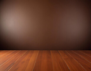 A polished wood surface with warm lighting accents.