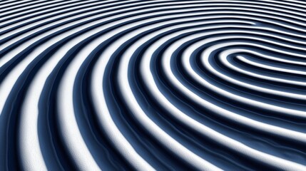 Fototapeta premium Navy Circular Ripple Patterns in High Fidelity