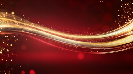 Obraz premium Sparkling Gold Glitter on Soft Gradient Background for Festive Designs