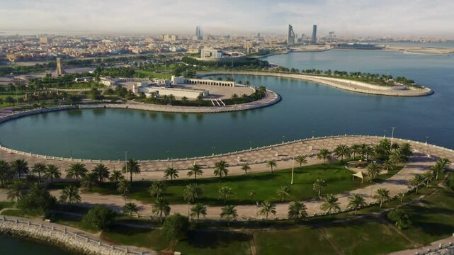 Aerial photography of Dammam city
