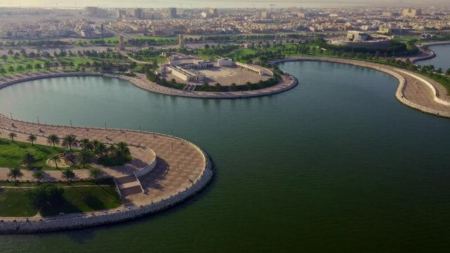 Aerial photography of Dammam city
