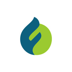 A circular logo with a stylized letter "F" incorporated into the design.