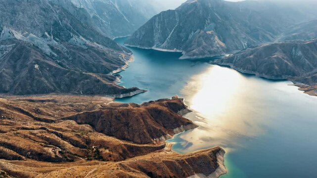 lake, mountain, landscape, water, sky, nature, mountains, travel, snow, rock, peak, view, river, sea, clouds, valley, cloud, summer, forest, glacier, park, europe, tourism, blue, high