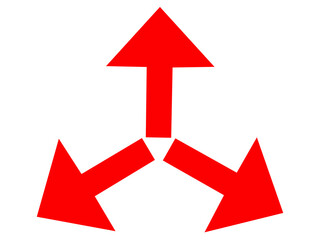 three arrows in circle