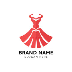 clothing brand logo design template