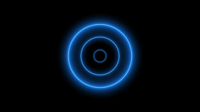 radar blue wave looks like ripple for holographic illustration endless loop