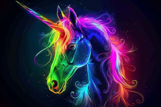 Neon Unicorn