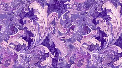 purple violet floral pattern wallpaper