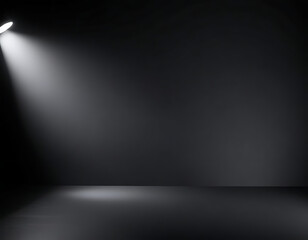 A smooth black matte background for modern products.