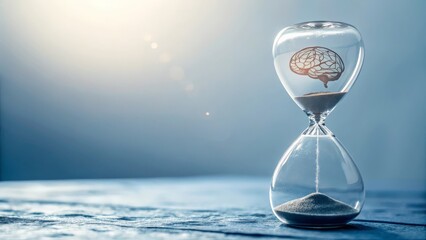 hourglass with sand