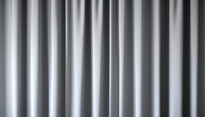 Fototapeta premium Stock Photo Close-Up of Gray or Graphite Curtain Texture Background Front View 