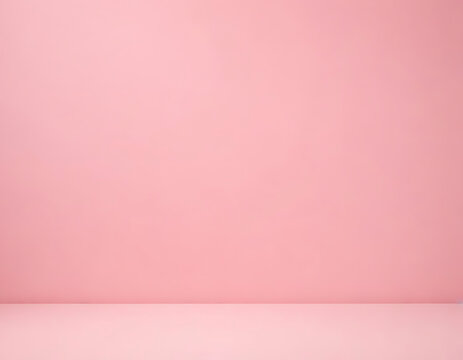 Fototapeta A solid pastel pink background for feminine aesthetics.