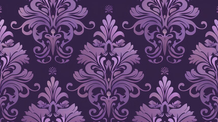 purple violet floral pattern wallpaper