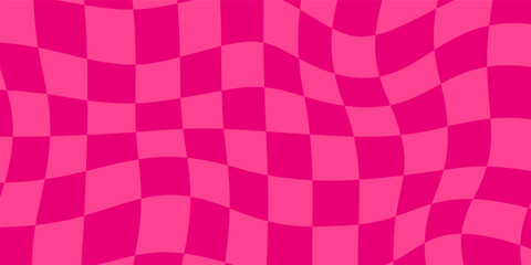 Abstract pink checkered background. Design for banner, greeting card, poster, cover, web, social media.
