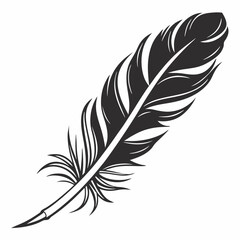 Obraz premium World poetry day quill pen feather