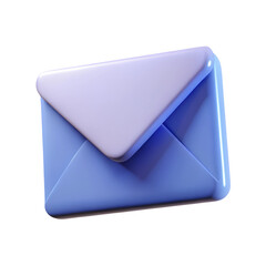 Envelope email. Postal letters Realistic 3d design In plastic cartoon style. Sending messages symbol