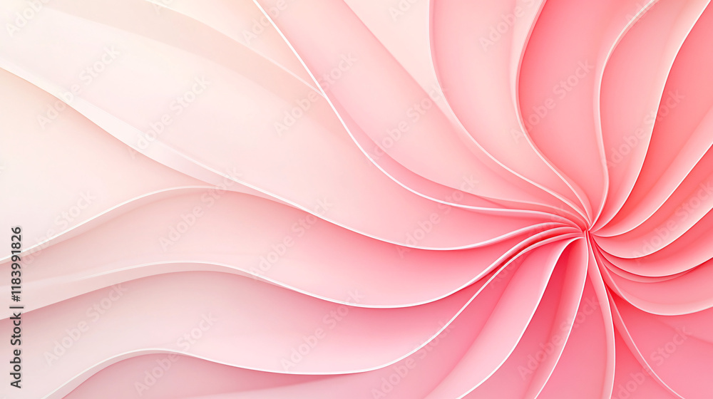 Poster a soft gradient background with bright white in the center, transitioning to pink, for technology wa