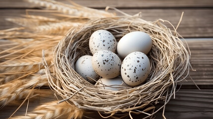 Obraz premium nest with eggs