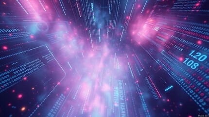 Obraz premium Futuristic Internet Technology Concept Background